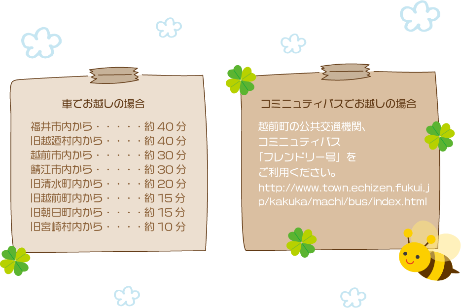 すてっぷまでの交通案内